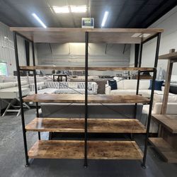 4-shelf Open Bookcase 