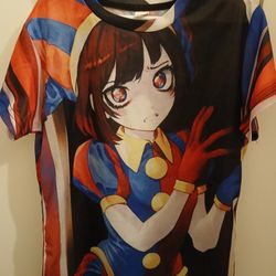 Pomni The Amazing Digital Circus Shirts Size 150. (8-10). $10 Each