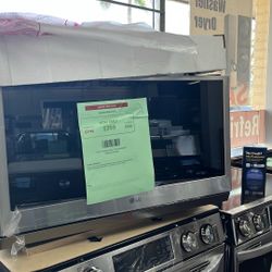 Microwave Oven Stainless Steel New Open Box 