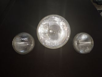Harley Headlight And Passing Lights 
