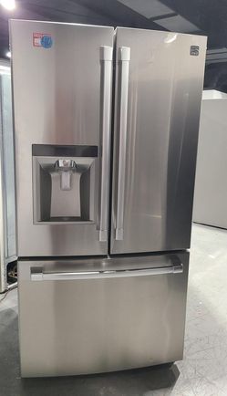 Kenmore 3-Door Stainless Steel Fridge
