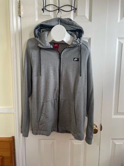 Women’s Nike Gray Full-Zip Hoodie (M)