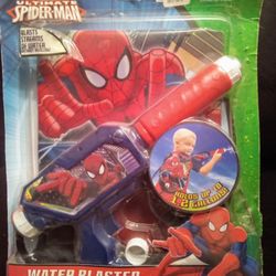 Brand New Spider-Man Water Blaster Backpack Set