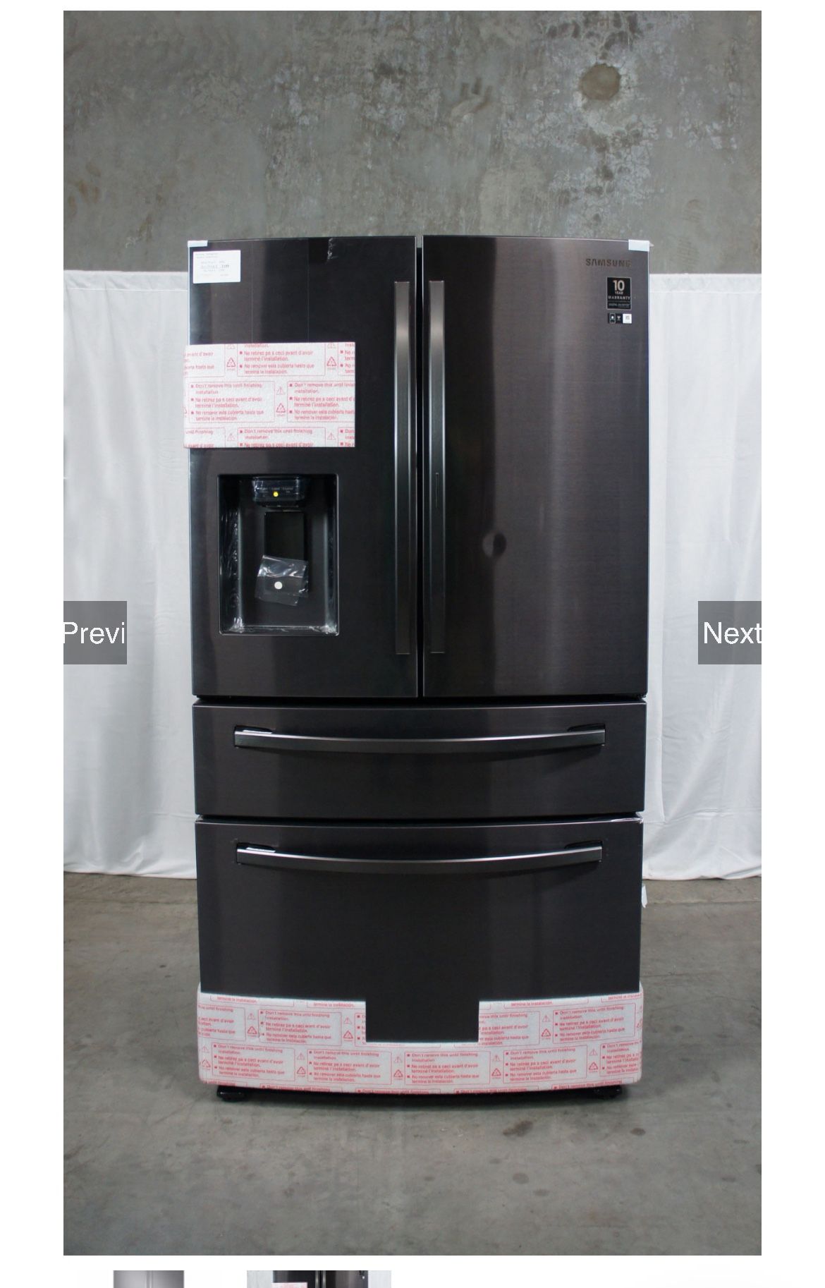 Black Samsung Refrigerator