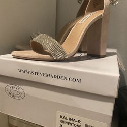 Steve Madden Size 8 Rhinestone Heels 