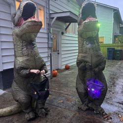 Inflatable Dinosaur Costume 