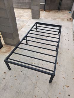 Twin XL Foldable Metal Bed Frame
