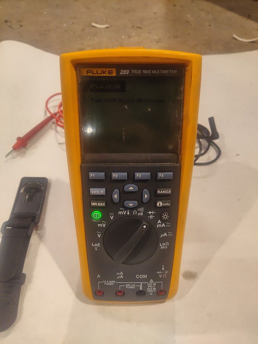 FLUKE 298 True RMS Multimeter With Two Sets Of Contacts And Software Thumbdrive