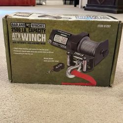 2500 LB. Capacity ATV Winch
