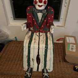  Handmade  1940’sVintage folk, clown, art chair, 
