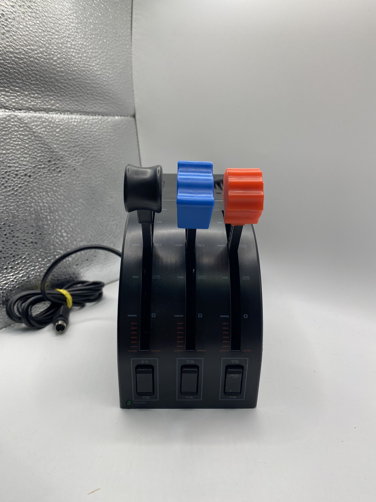 Logitech Saitek Pro Flight Three Lever Throttle Quadrant 6 pin