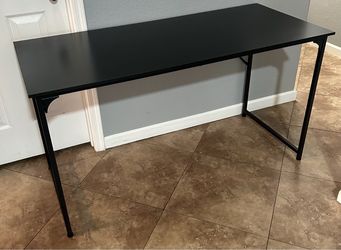 (NEW) 54” Wide Black Computer Desk