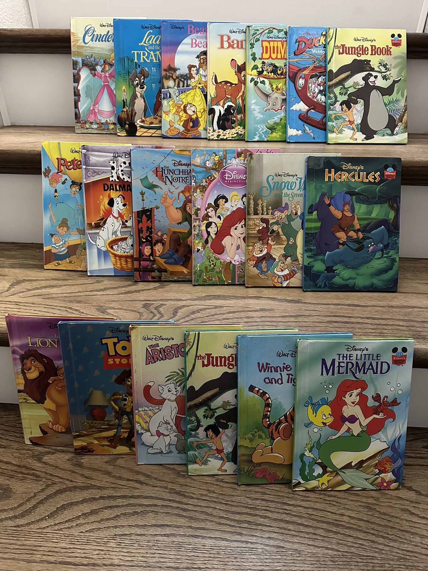 Lot Of 19 Walt Disney Books