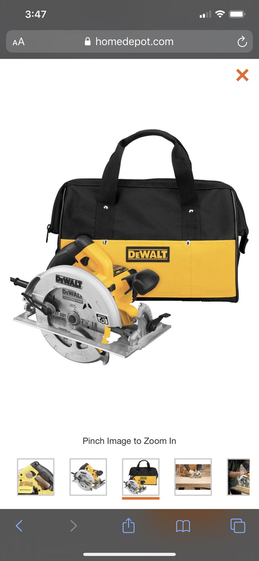 NEW DEWALT CIRCULAR SAW $100