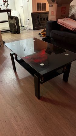 Black coffee table