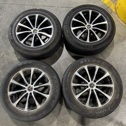 Set of 4 Alloy Wheels 17” + Tires 225/60R17 GT Radial / Atlas Force HP