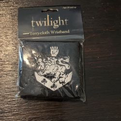 Twilight - Wristband Terry Cloth Crest Brand New