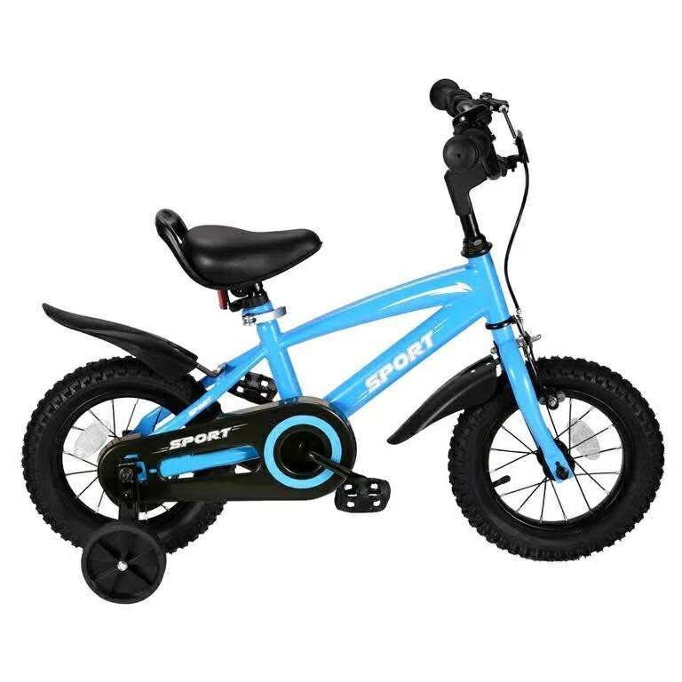 12" Kids Girls and Boys Blue Bike with Training wheel Kid Bicycle