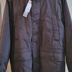 New XL 32 Degrees Black Coat