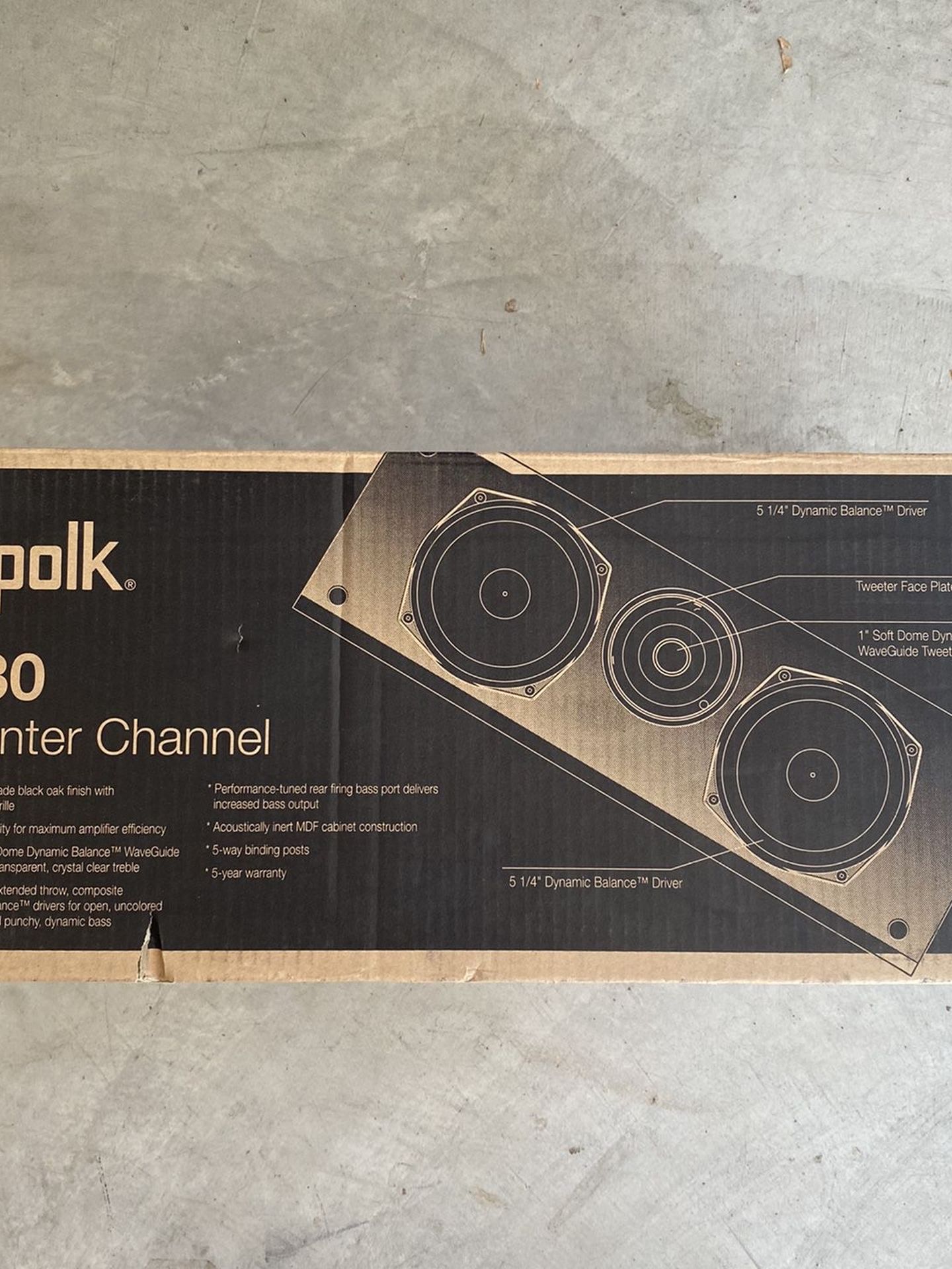 Polk audio center channel