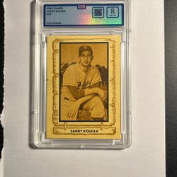 Sandy Koufax, Dodgers 1980 Baseball Legends Graded Card