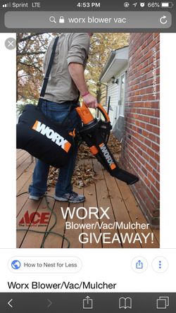 Workx Trivac 3 in 1 Blower Vacuum