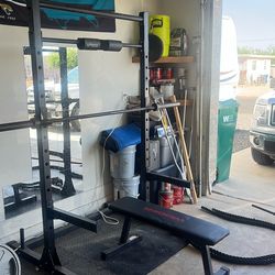 Bench Squat And Pull Up Rack