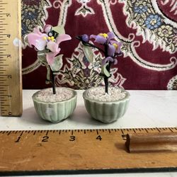 Miniature Flower Sculptures