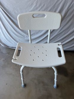 Shower Chair with Back and Handles