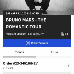 Bruno Mars Las Vegas