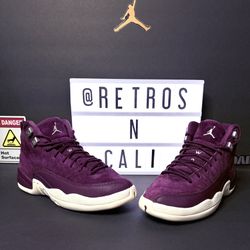 Jordan 12  “Bordeaux”  Size 6y Or 7.5w