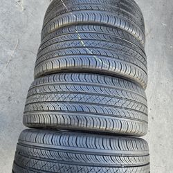 4 PCS OF TIRES.   CONTINENTAL PROCONTACT.    SIZE 235/45/18