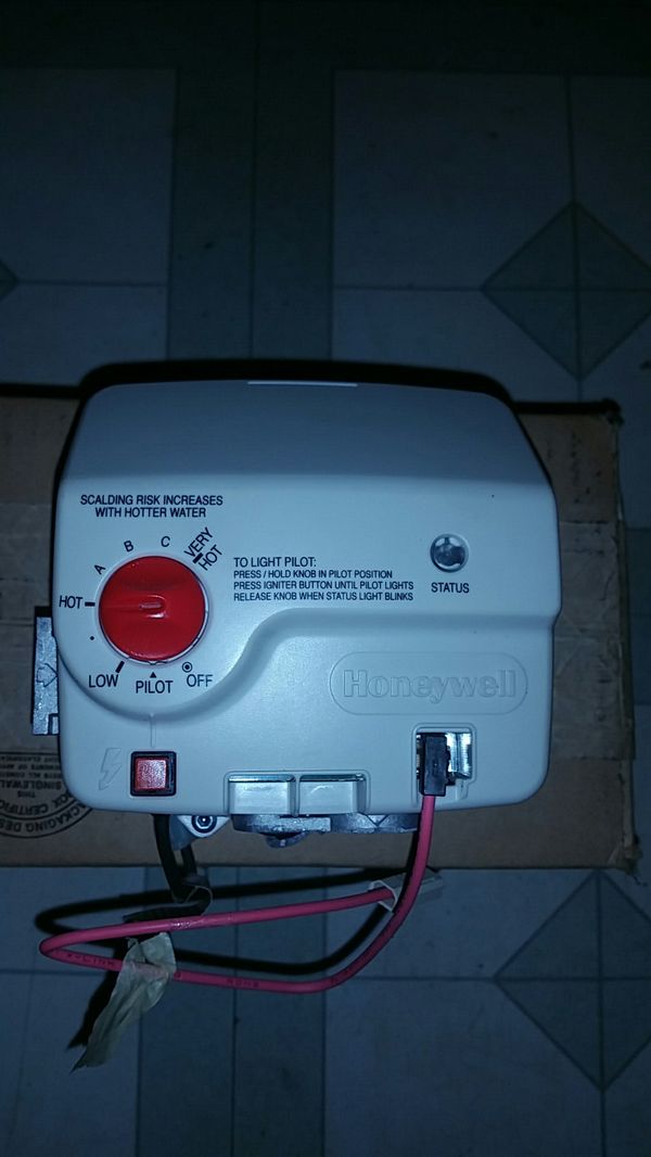 honeywell hot water heater status light blinking green