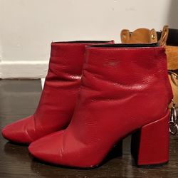 Women’s Red Boots Size 7