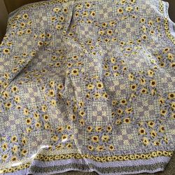 Homemade Sunflower Quilt. $225.00
