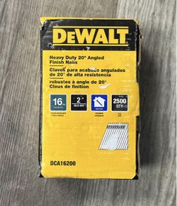 DEWALT 2 in. 16 Gauge Angled Finish Nails