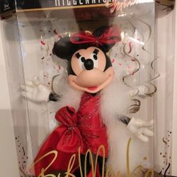Disney Bob Mackie Millennium Minnie Mouse Doll Limited Edition 1999 Mattel