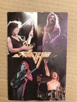 Van Halen postcard from the 70s