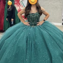 Emerald Green Quince Dress By Morilee