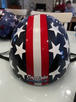 Captain America Snowboard Ski Helmet
