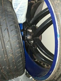 Big boy blue rims