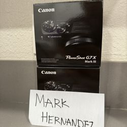  Canon PowerShot G7 X Mark III