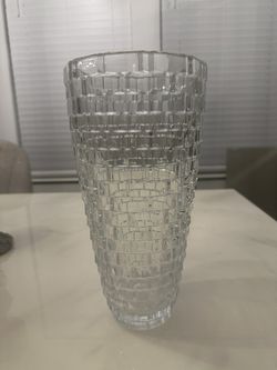 Mikasa Flower Vase  Crystal