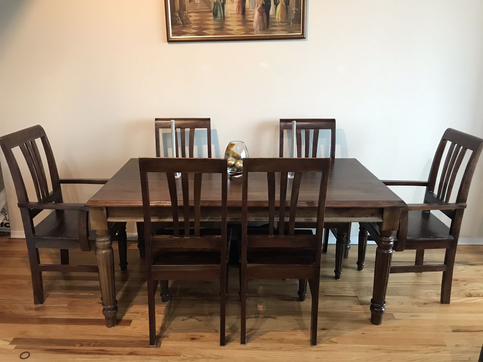 Solid Wood Dining set from Nadeau