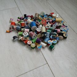 Sewing Threads On Spool 