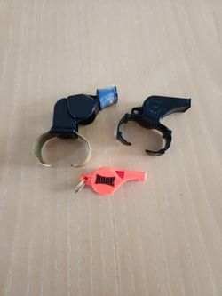 3 Soccer Referee Whistles
