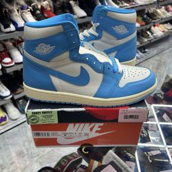 Jordan 1 High UNC Reimagined- Size 8, 8.5, 10