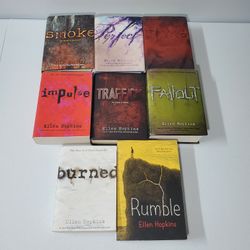 Ellen Hopkins Books 5 Hardcovers And 3 Paperkacks