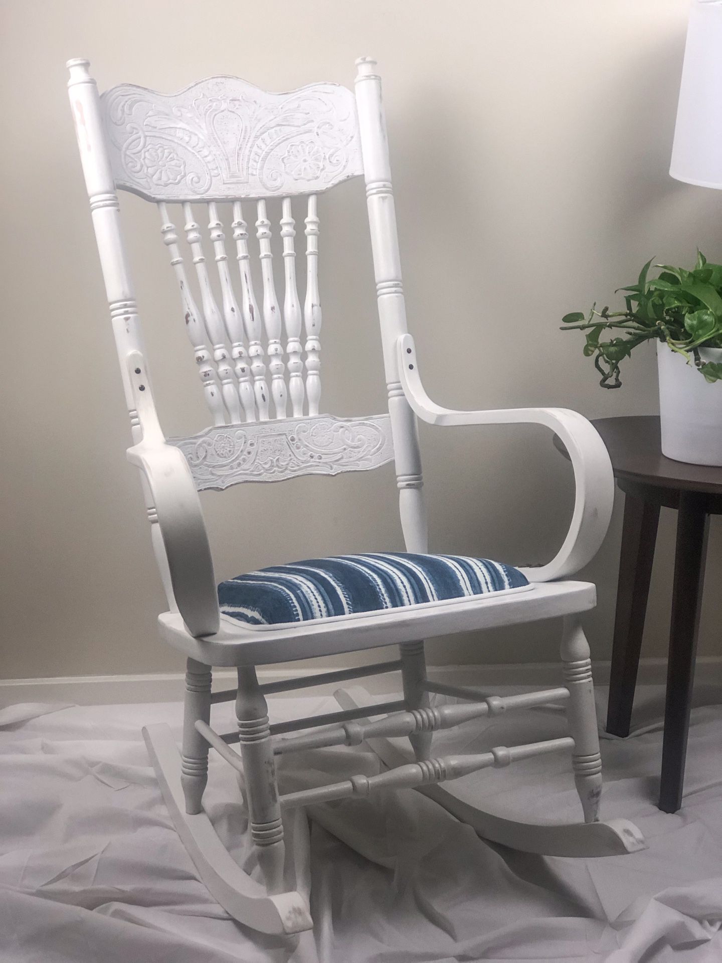 Refinished Vintage Rocking Chair