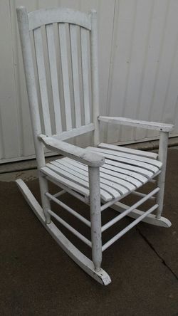⭐Large ⭐Patio Rocking Chair, solid wood , 129.00 value